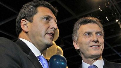 Mauricio Macri, Sergio Massa y el inefable Pierre Corneille