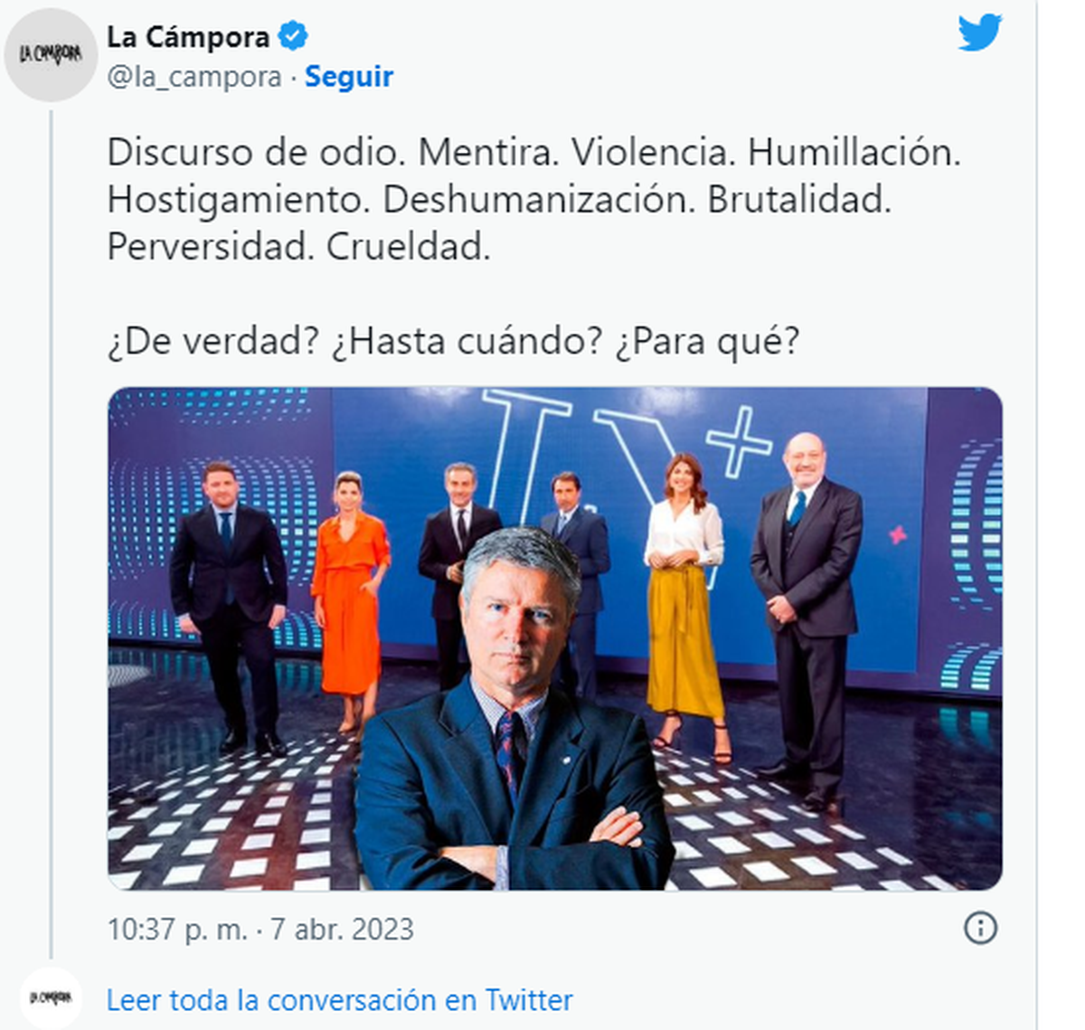 La Cámpora vs. La Nación.