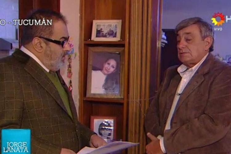 Lanata, en Tucumán, en la casa de la familia Lebbos.