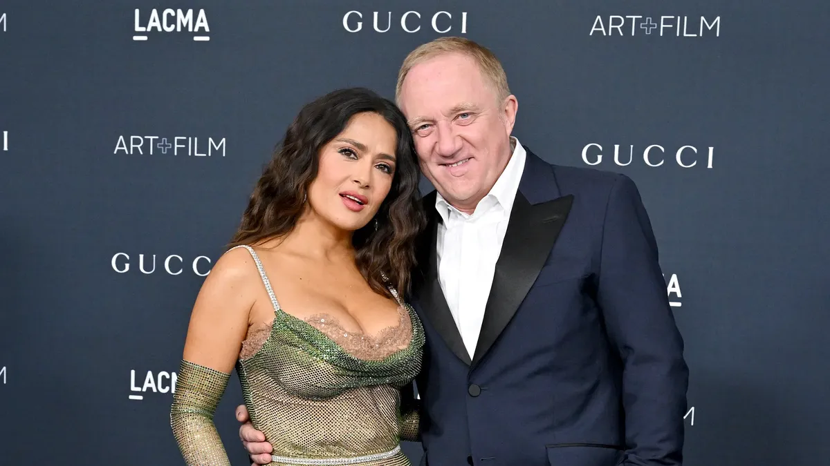 François-Henri Pinault y Salma Hayek. François-Henri Pinault y Salma Hayek.