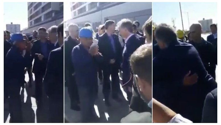 Habló el gasista que increpó a Macri: 