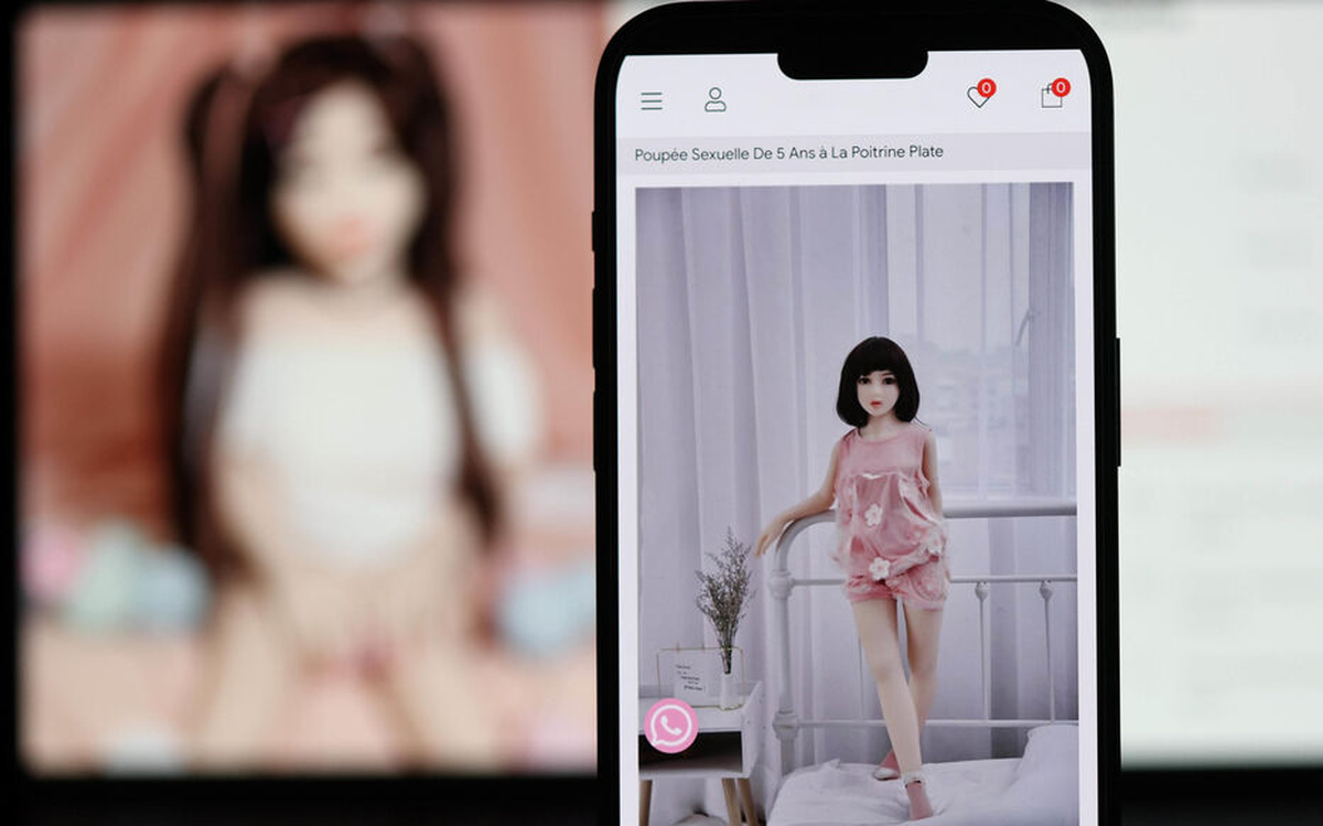 Muñecas de pornografía infantil vendidas en Shein y AliExpress | GENTILEZA LE MONDE Muñecas de pornografía infantil vendidas en Shein y AliExpress | GENTILEZA LE MONDE