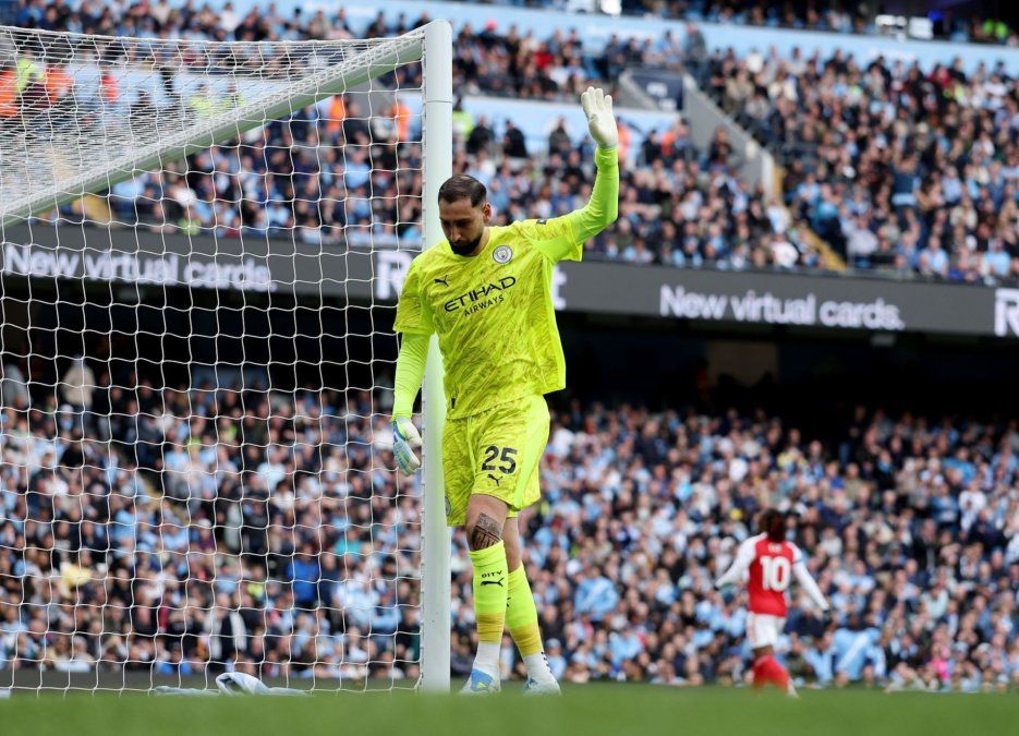 No se puede creer lo que hizo Gianluigi Donnarumma en Manchester City vs Arsenal