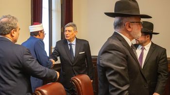 Horacio Rossati en pleno ecumenismo forense. Horacio Rossati en pleno ecumenismo forense.