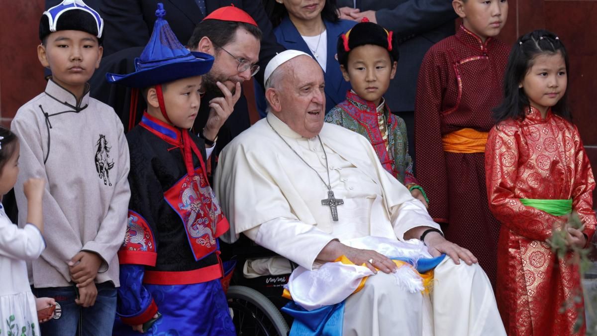 Francisco en Mongolia. Francisco en Mongolia.