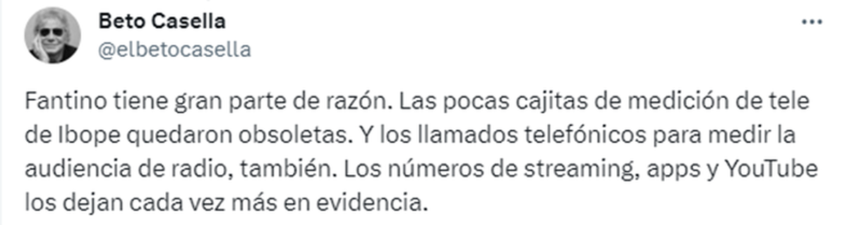 Casella respaldó a Fantino. Casella respaldó a Fantino. 