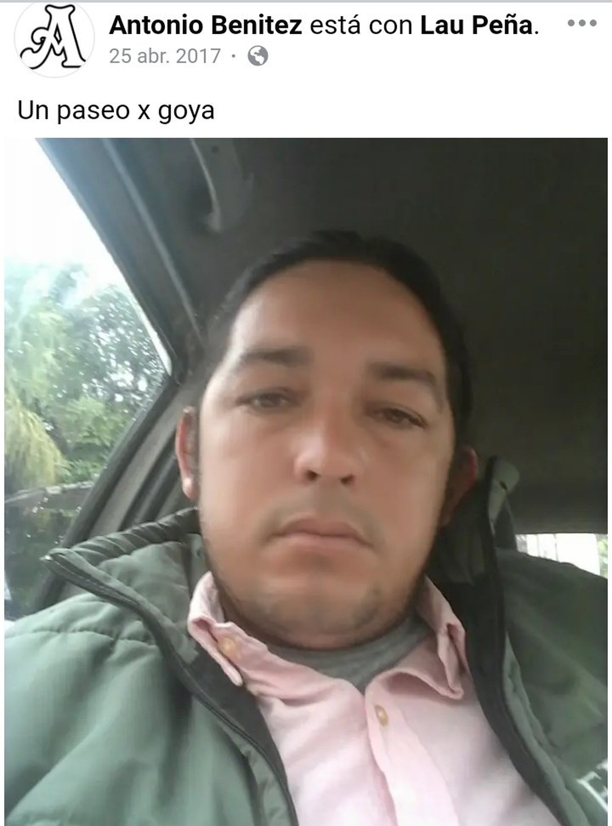 Antonio Benítez (35), tío político de Loan y sospechoso favorito del abogado de la familia Peña Antonio Benítez (35), tío político de Loan y sospechoso favorito del abogado de la familia Peña