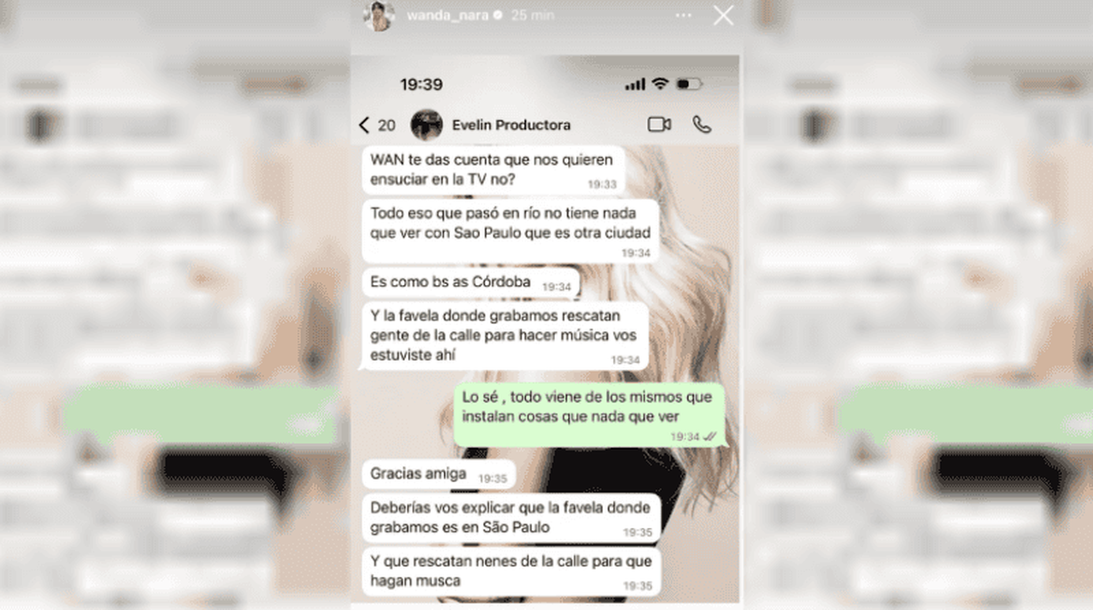 Wanda aclaró que el video se filmó en São Paulo y fue un proyecto artístico y solidario. Destacó la participación de Mauro Icardi solo en el backstage y la intención de unir Argentina y Brasil. Wanda aclaró que el video se filmó en São Paulo y fue un proyecto artístico y solidario. Destacó la participación de Mauro Icardi solo en el backstage y la intención de unir Argentina y Brasil.