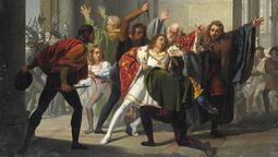 En 1478 los Pazzi, rivales de los Médici, intentaron asesinarlos durante la misa de Pascua. El atentando resultó en represión y en la consolidación de su poder. En 1478 los Pazzi, rivales de los Médici, intentaron asesinarlos durante la misa de Pascua. El atentando resultó en represión y en la consolidación de su poder.