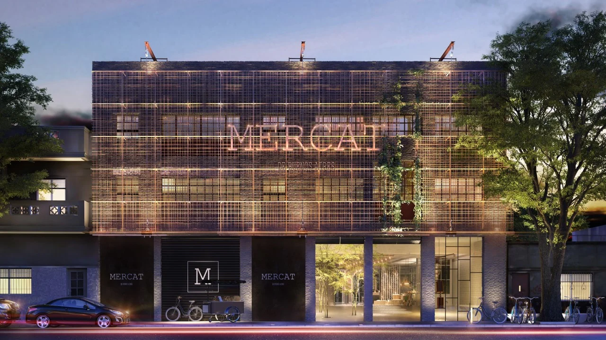 Es un mercado de tres pisos, ideal para pasear los días de lluvia. Foto: Cronista.com