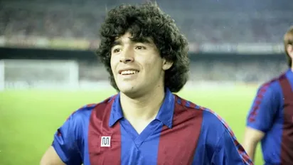 Único goleador: así fue el debut de Maradona en el Barcelona
