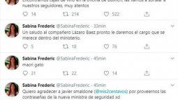altText(Hackearon la cuenta de Twitter de la flamante ministra de Seguridad)}