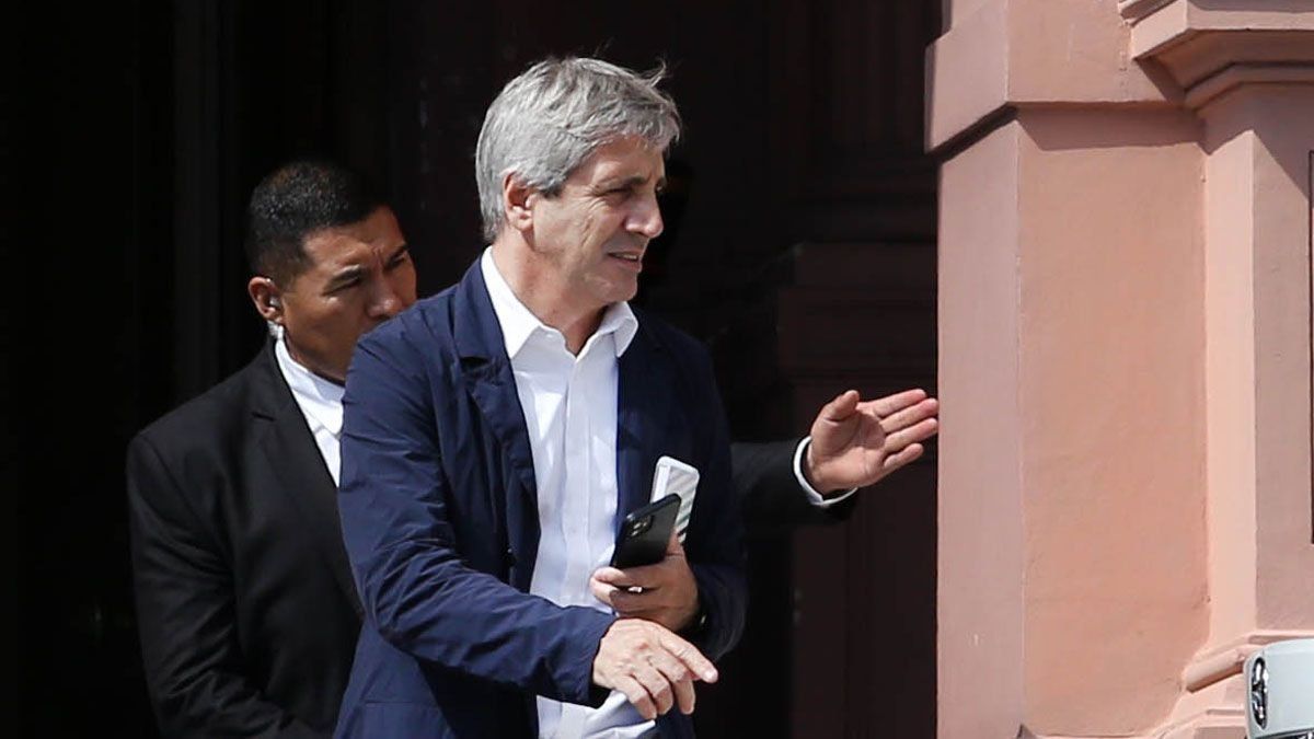 Luis Caputo, ministro de Economía.&nbsp;