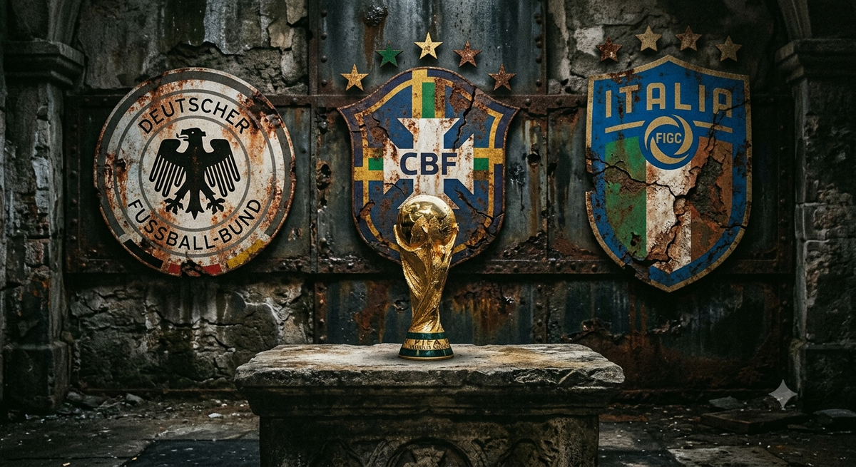 Brasil, Alemania, Italia marcaron un récord tristísimo en el Mundial 2026.&nbsp;