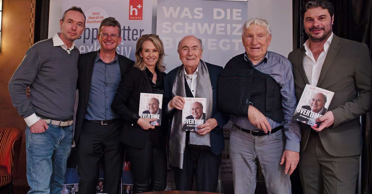 Joseph Blatter visitando una Redacción para promocionar su 'Overtime'. Joseph Blatter visitando una Redacción para promocionar su 'Overtime'.