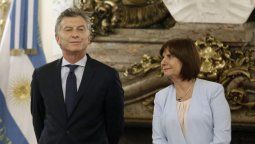 Mauricio Macri en una foto de archivo junto a Patricia Bullrich.
