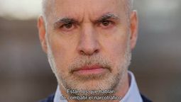 Horacio Rodríguez Larreta en una imagen de su último spot de campaña sobre el combate al narcotráfico.
