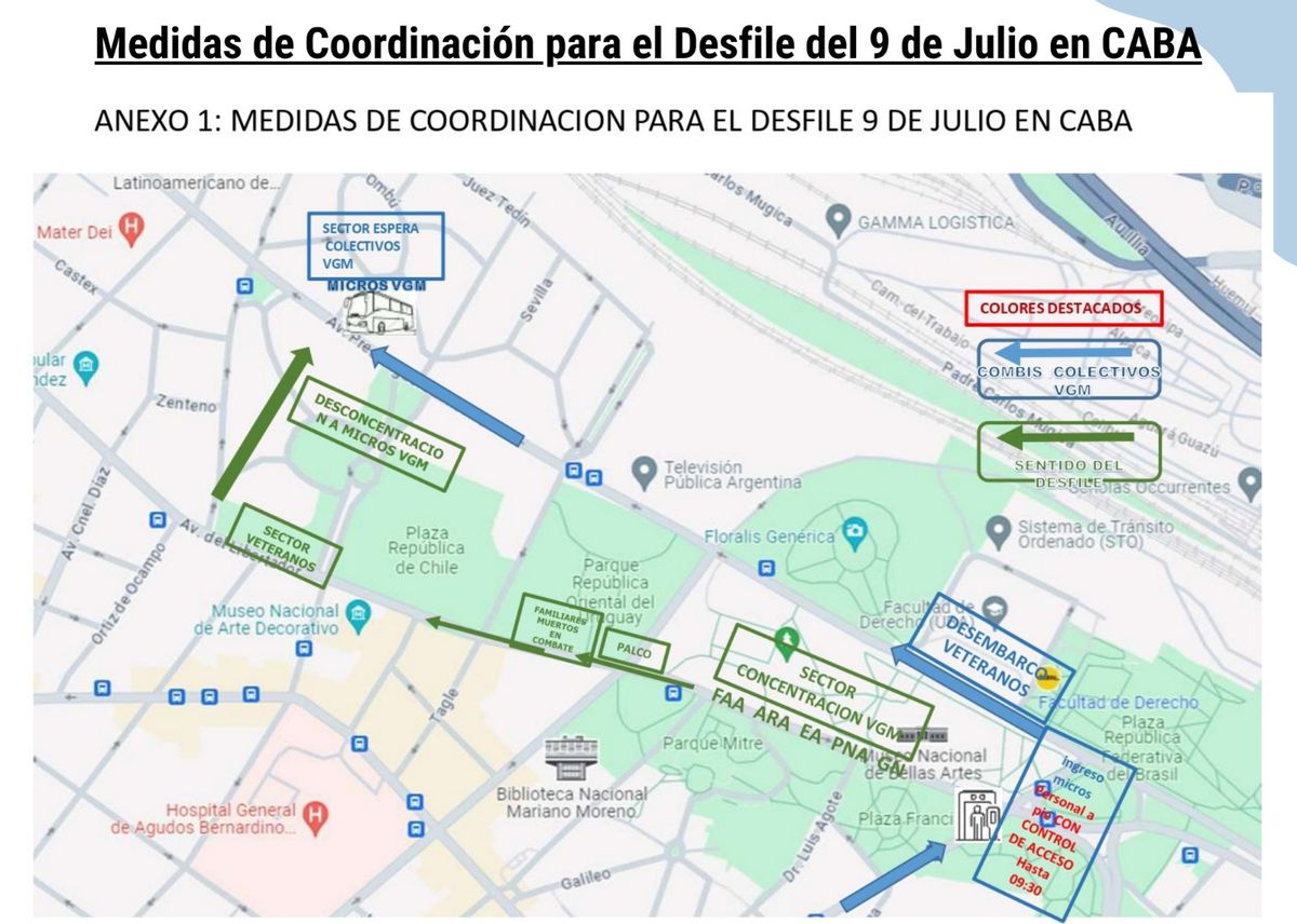 Complicado el dise&ntilde;o de la Parada y Desfile.