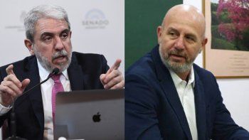 Fuerte cruce entre Aníbal Fernández y Waldo Wolff. Fuerte cruce entre Aníbal Fernández y Waldo Wolff.