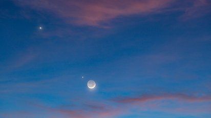 Esta semana Marte y la Luna se acercan y Plutón cobra brillo