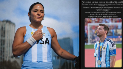 La capitana de Las Leonas salió a bancar a Messi tras la polémica: 