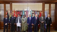 Diplomáticos africanos en el Día del África. Diplomáticos africanos en el Día del África.