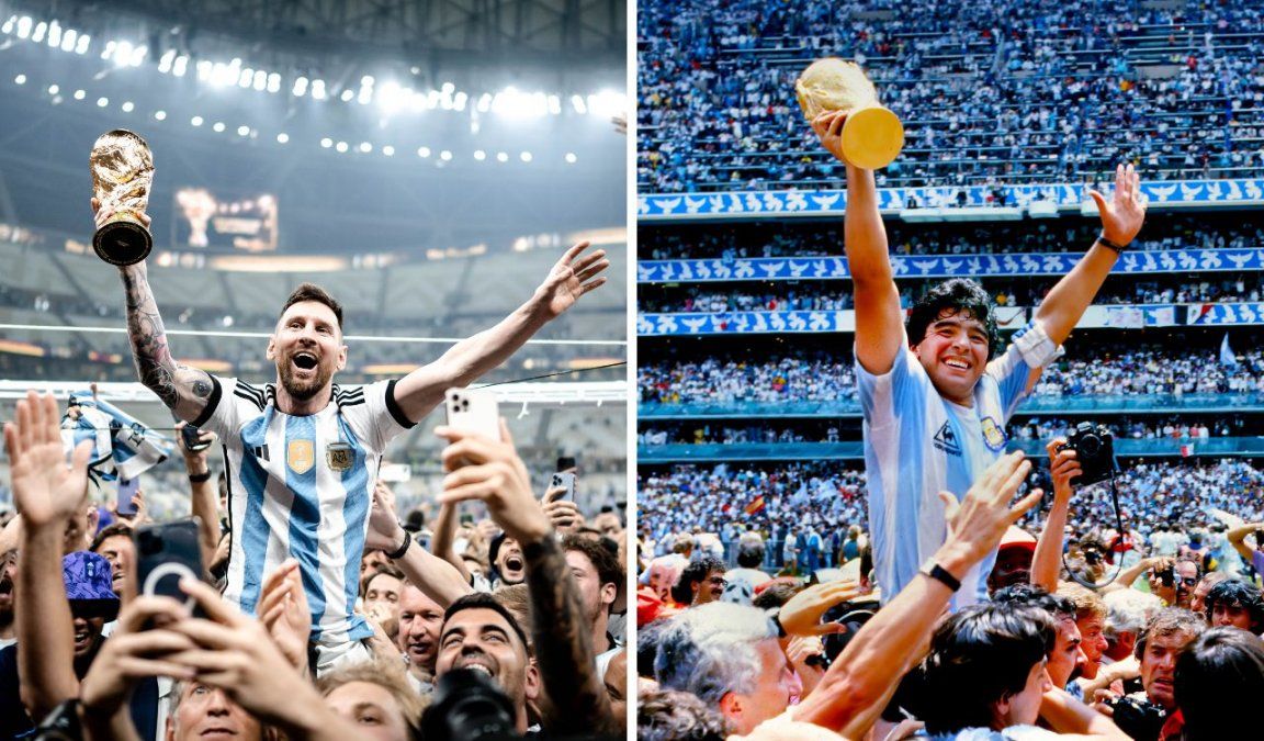 La discusión no radica entre elegir entre una figura u otra, sino en lo que ambas representan para el mundo ahora: Mientras se habla de Maradona Mufa, Messi se erige como el nuevo héroe, nacional y argentino, pero también mundial
