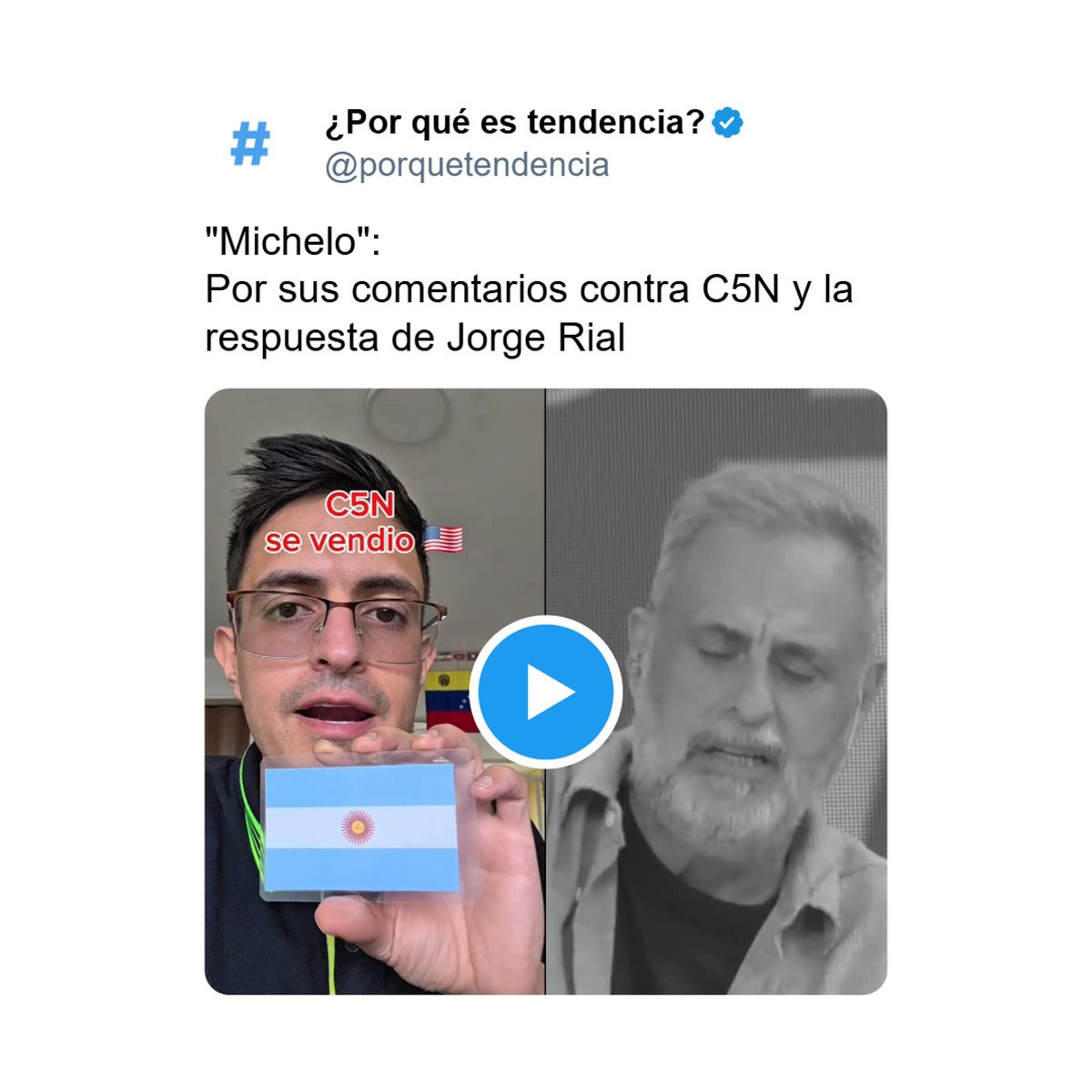 Jorge Rial respondió duramente a Michelo, cuestionando su alineamiento con el régimen de Maduro y su credibilidad. Jorge Rial respondió duramente a Michelo, cuestionando su alineamiento con el régimen de Maduro y su credibilidad.