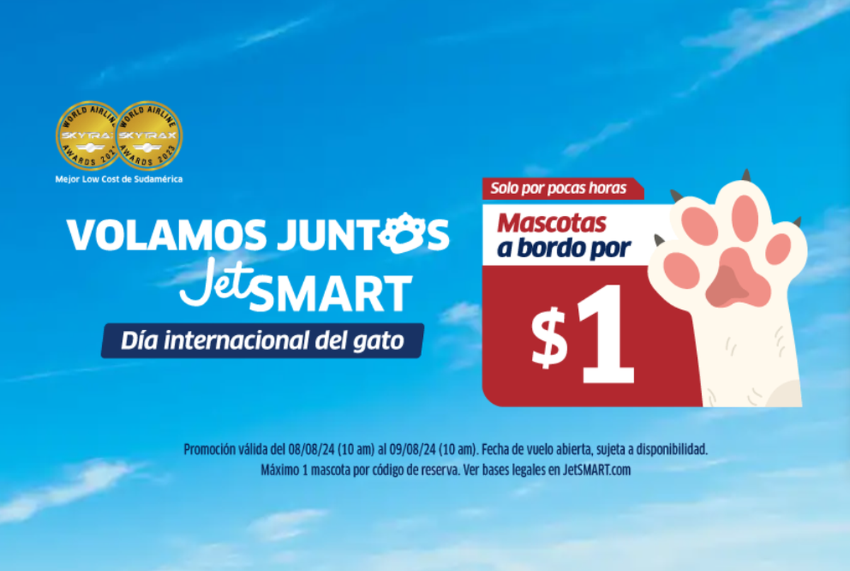 La aerolínea low cost lanzó una promoción novedosa para aprovechar. La aerolínea low cost lanzó una promoción novedosa para aprovechar.