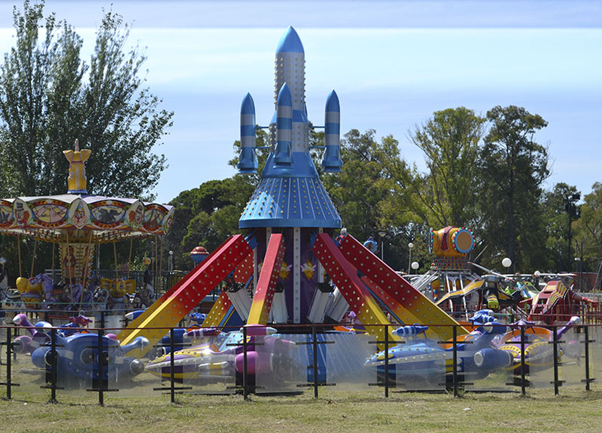 Los juegos mecánicos son los más elegidos por los chicos.