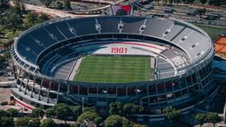 River metió mano: Así está el césped del Monumental tras la queja de Boca. FOTO: INSTAGRAM RIVER.&nbsp;