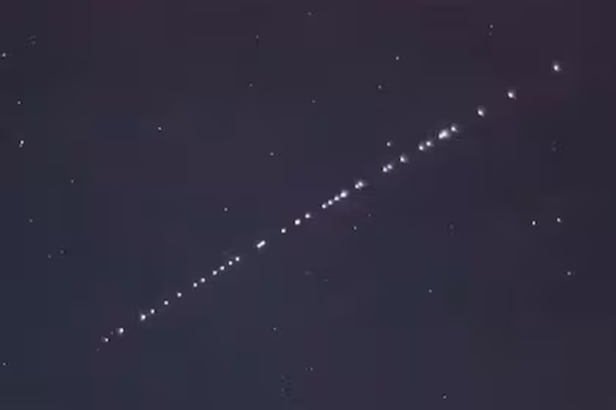 Satélites de Starlink. Satélites de Starlink.
