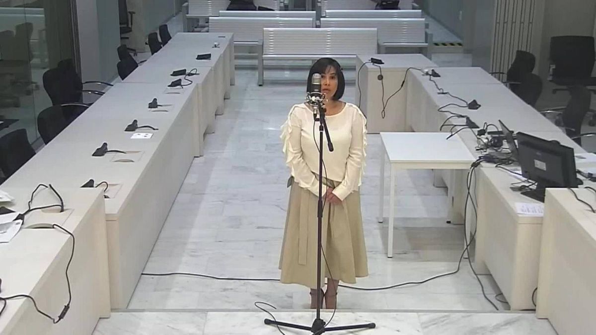 Claudia Patricia Díaz Guillén cuando enfrentaba la extradición en España pedida por USA.