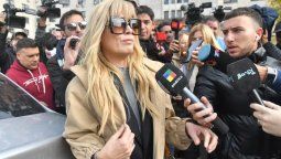 Viviana Canosa declaró esta mañana en Comodoro Py (Enrique García Medina - La Nación).&nbsp;