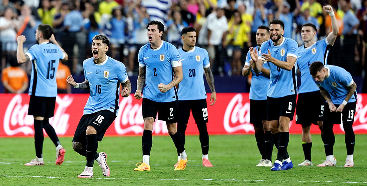 Uruguay le ganó por penales a Brasil: 4 a 2.