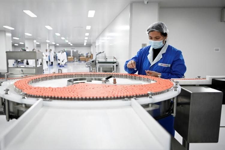 Vacuna Covid en China. Foto: AFP