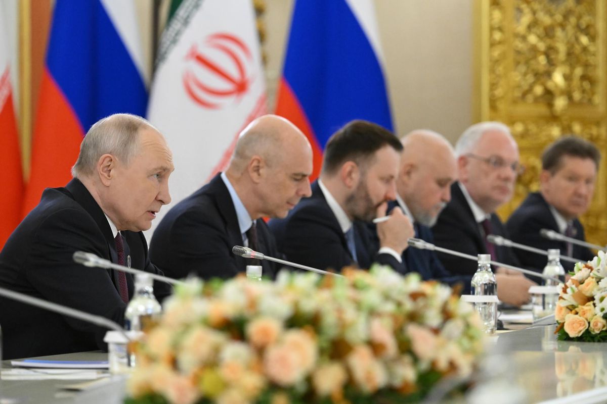 Vladimir Putin en la 8va cumbre del GECF.