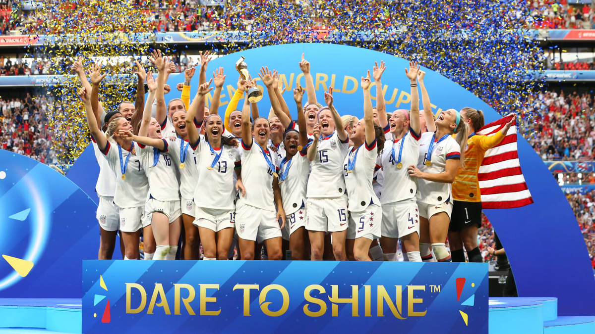 La selección femenil de fútbol de Estados Unidos es tan furor como a masculina. Defenderán el Mundial femenino en 2023.