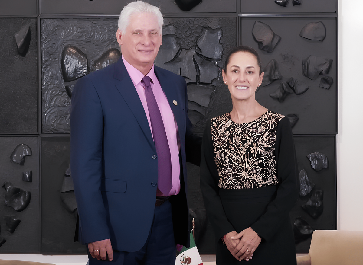 Miguel Díaz Canel, presidente de Cuba, y Claudia Sheinbaum, presidenta de México Miguel Díaz Canel, presidente de Cuba, y Claudia Sheinbaum, presidenta de México