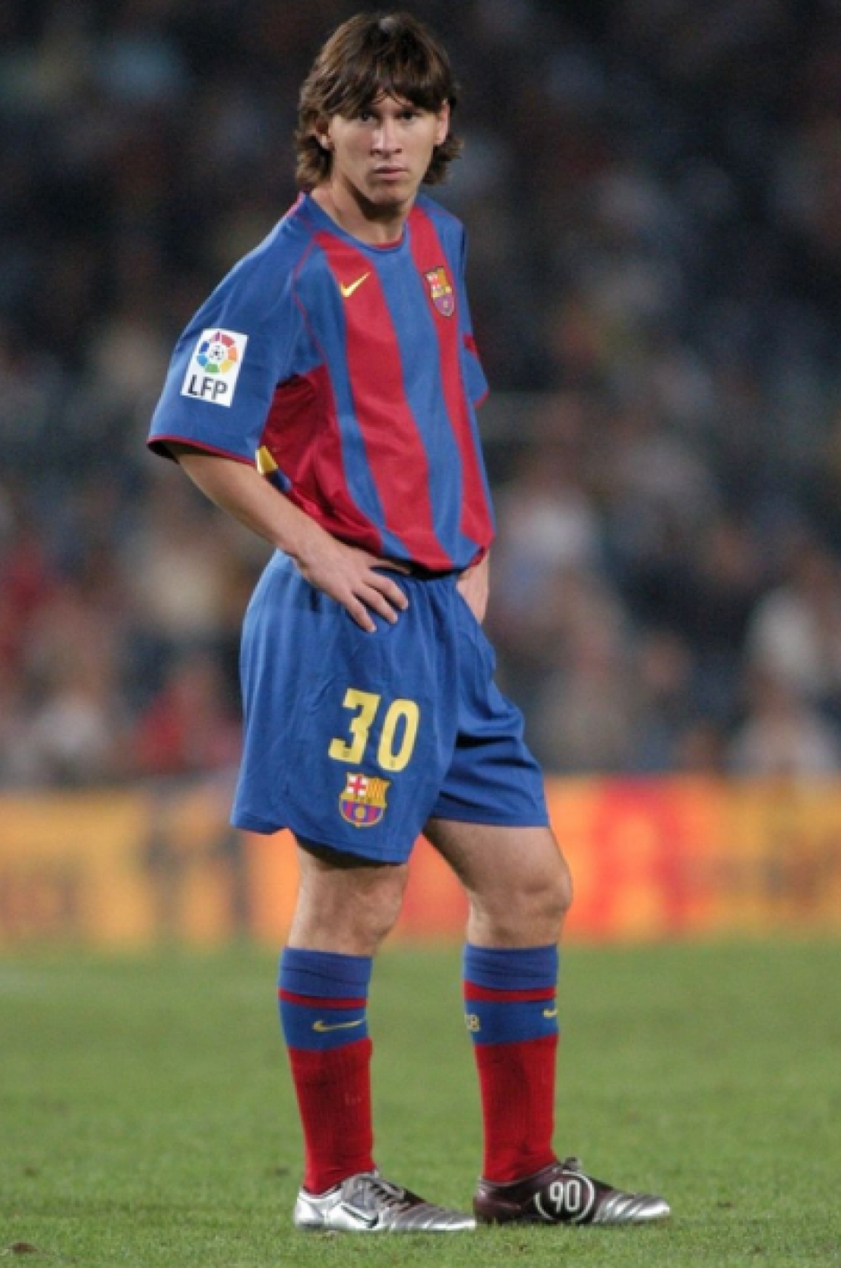Debut de Lionel Messi en FC Barcelona. (16/10/2004). 