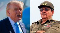 Donald Trump y Raúl Castro, ex presidente del actual régimen de Cuba y el hermano de Fidel. Donald Trump y Raúl Castro, ex presidente del actual régimen de Cuba y el hermano de Fidel.