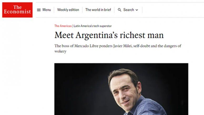 Jorge Rial volvió a cruzar a Marcos Galperín por su nota en The Economist