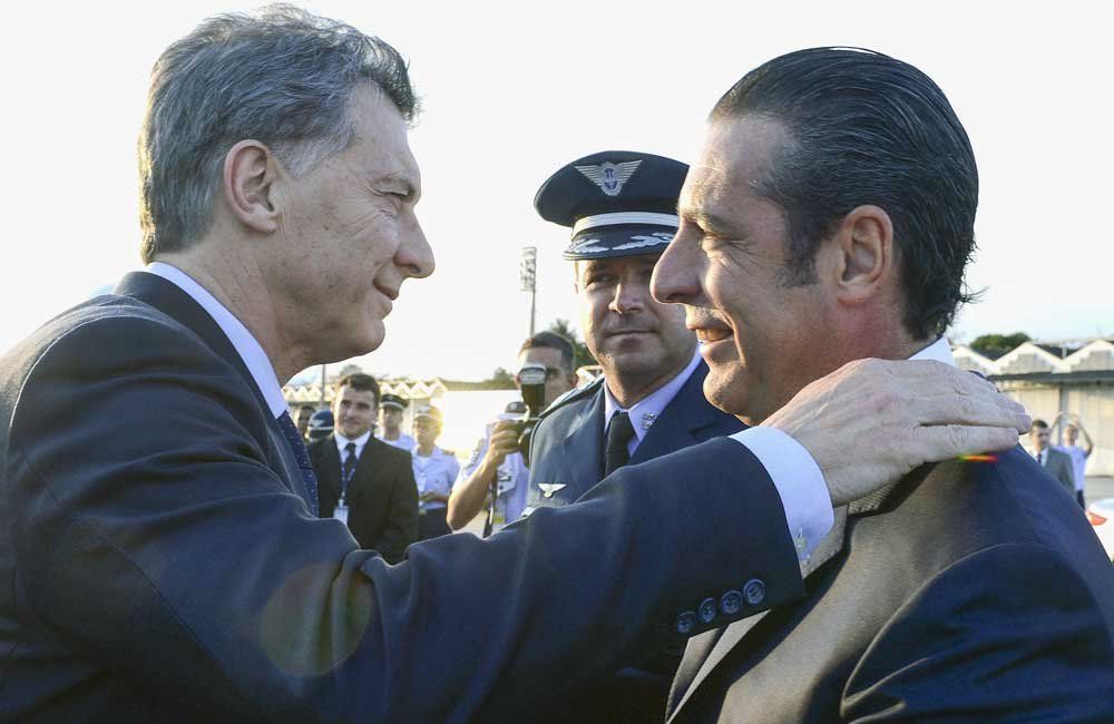 Macri con Magariños (Foto archivo NA).