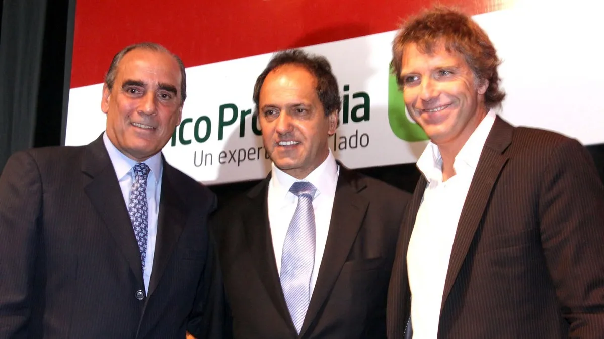 Guillermo Francos, Daniel Scioli y Alejandro Fantino Guillermo Francos, Daniel Scioli y Alejandro Fantino