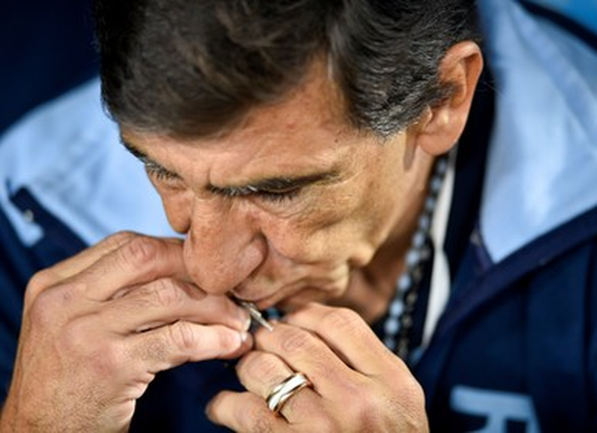 Gustavo Costas, fiel creyente. Gustavo Costas, fiel creyente.