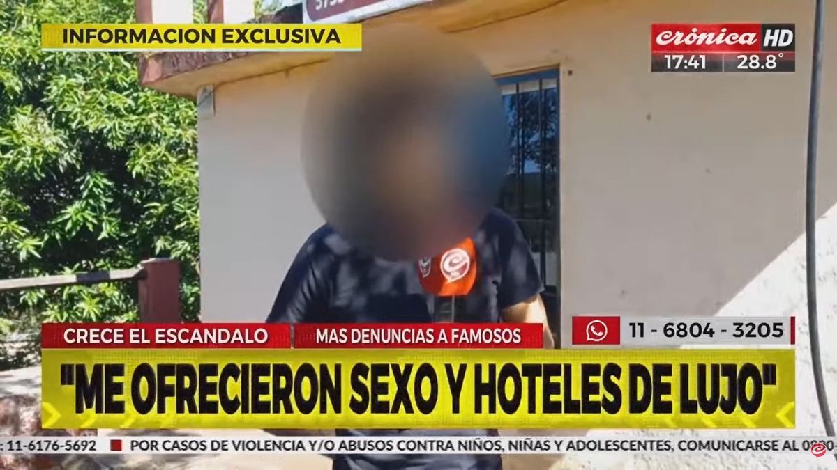 Entrevista con el nuevo testigo clave (Foto: captura de pantalla)