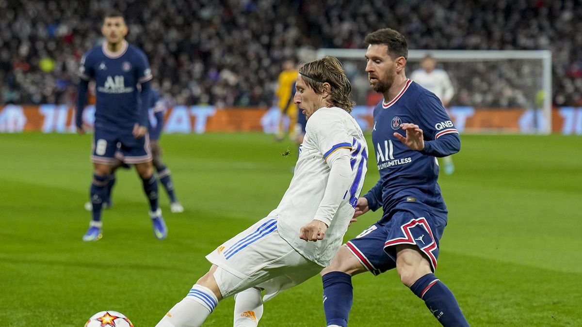 Real Madrid le propinó un “cachetazo” al París Saint Germain (PSG), de Lionel Messi, tras ganarle 3-1 y lo eliminó de la Champions League. (Foto: Noticias Argentinas/UEFA Champions League).