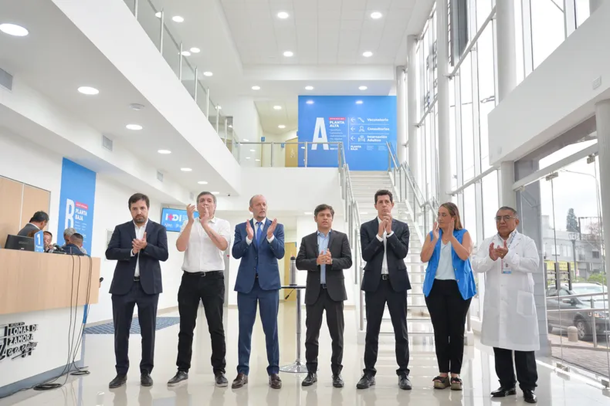 Axel Kicillof, Wado de Pedro, Máximo Kirchner y Martin Insaurralde juntos en Lomas de Zamora