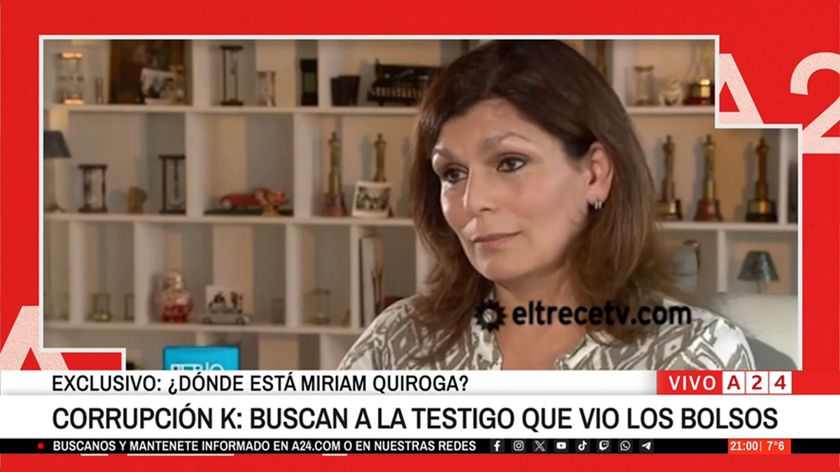 Miriam Quiroga, entrevistada por Jorge Lanata Miriam Quiroga, entrevistada por Jorge Lanata