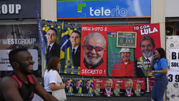 altText(Lula da Silva intenta ganar en 1ra., Bolsonaro en Telegram)}